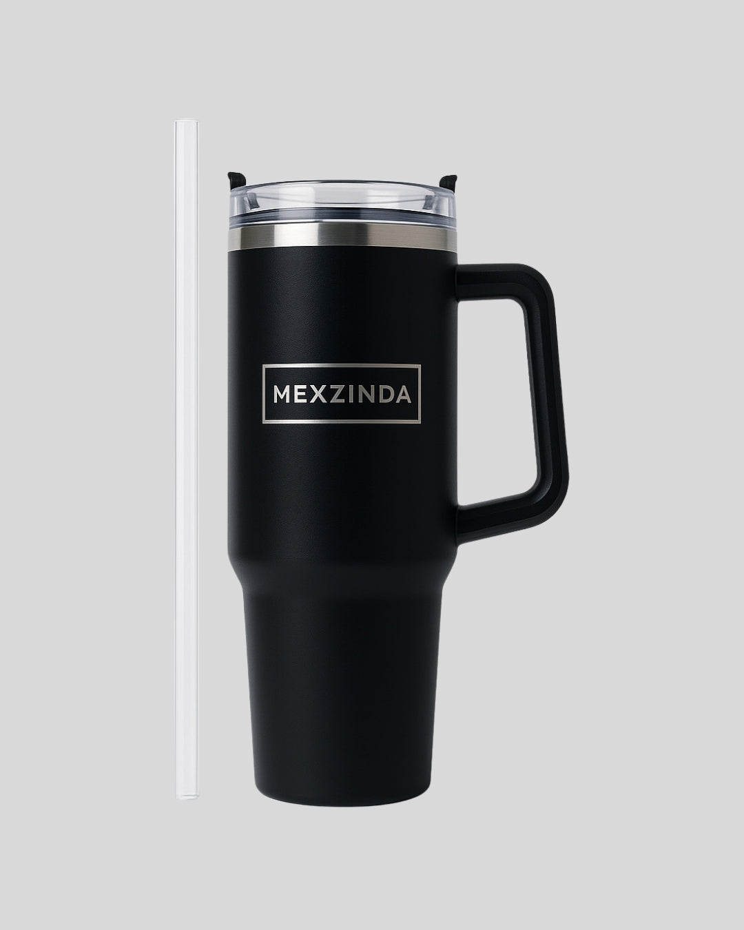 MEXZINDA Thermobecher mit Strohhalm – 1,2L Edelstahl
