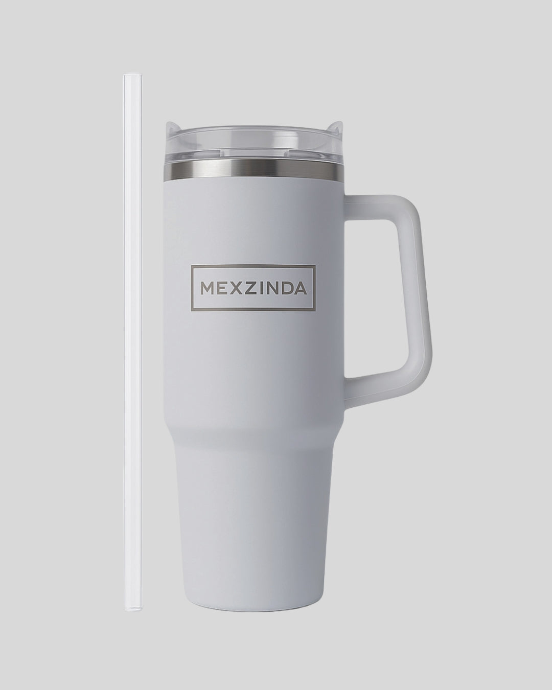 MEXZINDA Thermobecher mit Strohhalm – 1,2L Edelstahl
