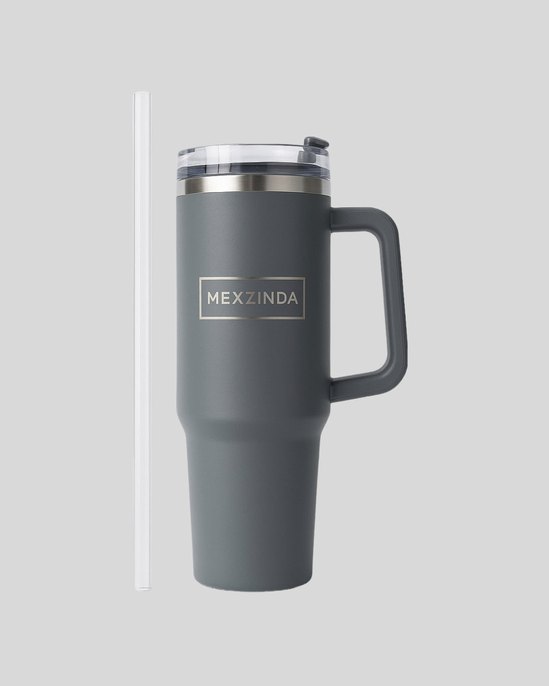 MEXZINDA Thermobecher mit Strohhalm – 1,2L Edelstahl