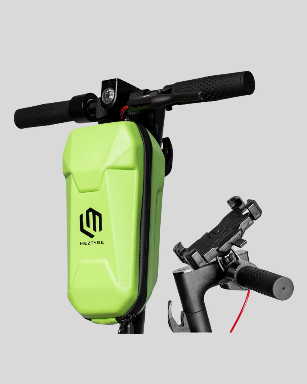 MEZTYGE Lenkertasche für E-Scooter – 3L, Handyhalter, passend für Xiaomi, Segway, Ninebot