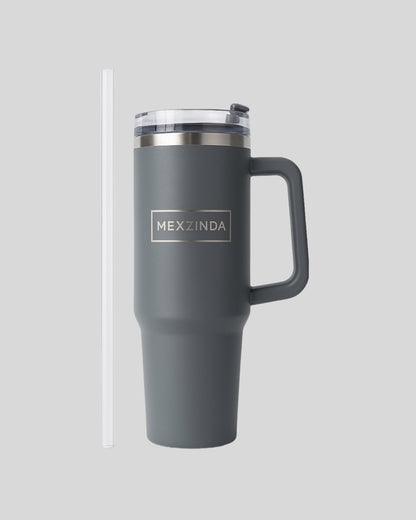 MEXZINDA Thermal Cup with Straw – 1.2L Stainless Steel