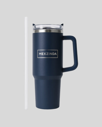 MEXZINDA Thermal Cup with Straw – 1.2L Stainless Steel