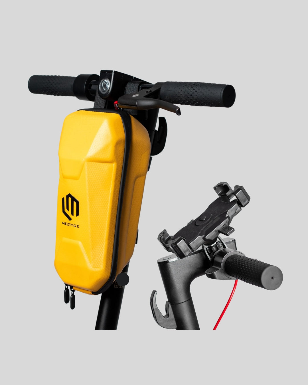 MEZTYGE Lenkertasche für E-Scooter – 3L, Handyhalter, passend für Xiaomi, Segway, Ninebot
