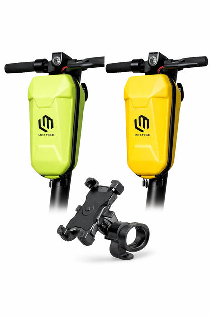 MEZTYGE Lenkertasche für E-Scooter – 3L, Handyhalterung, Kompatibel mit Xiaomi, Segway, Ninebot 
