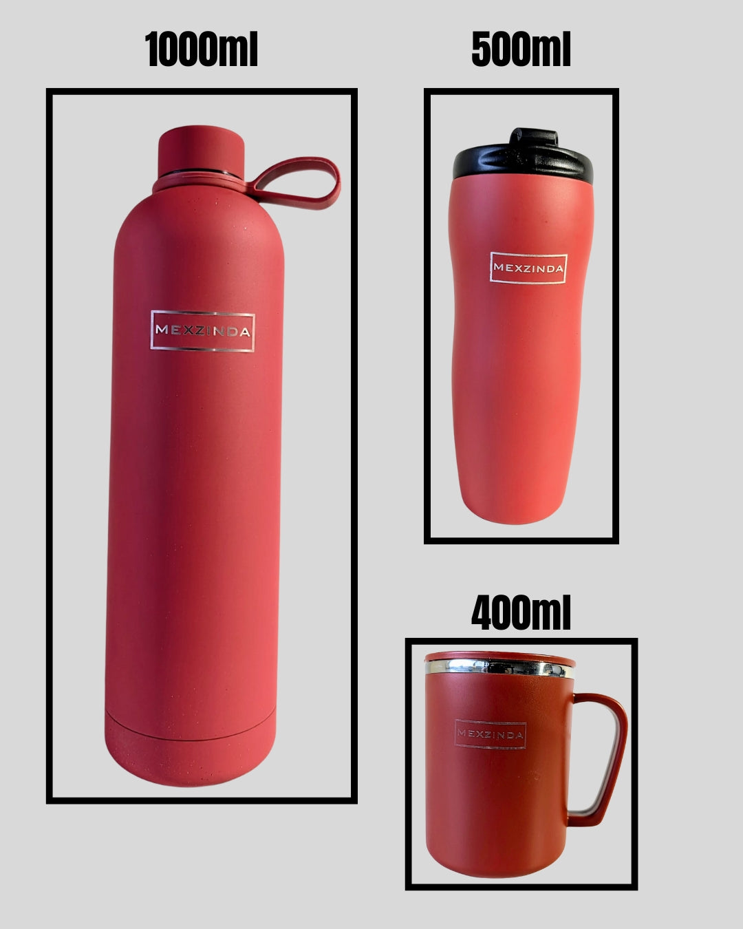 MEXZINDA Gift Box Thermal Bottle Set – P3