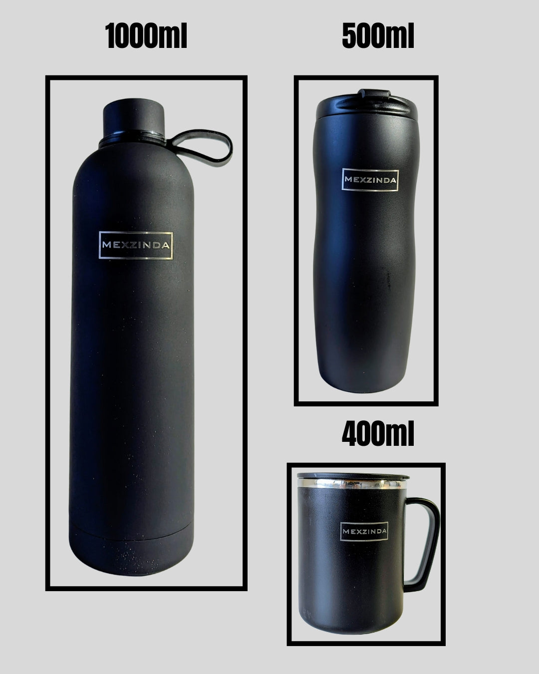 MEXZINDA Gift Box Thermal Bottle Set – P3