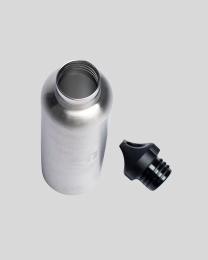 MEZTYGE 1L Stainless Steel Insulated Bottle – Silver – For Hot & Cold Drinks.