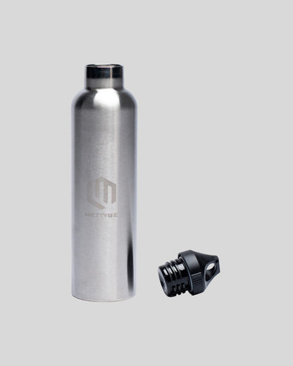 MEZTYGE 1L Stainless Steel Insulated Bottle – Silver – For Hot & Cold Drinks.