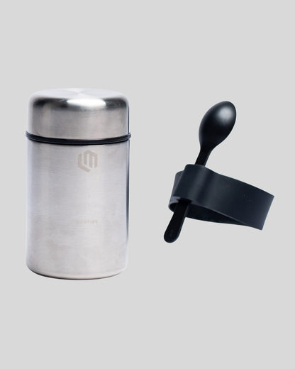 MEZTYGE Thermal Food Container 400ml – With Spoon, For Hot & Cold Meals.