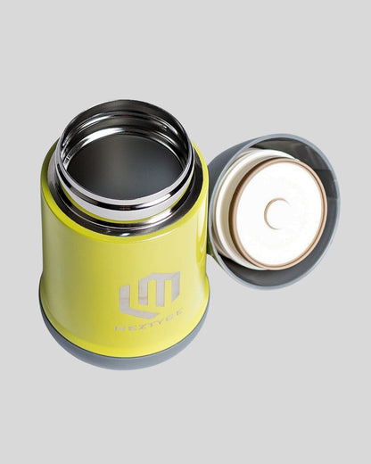 MEZTYGE Food Flask – 500ml Stainless Steel Insulated Bottle, keeps food hot & cold.